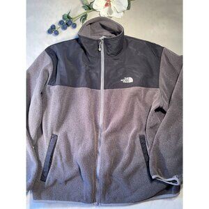 North Face Mens Gray Fleece Jacket XL/TG Gorpcore Campcore Athleisure Cabincore